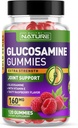 Glucosamin-Gummien mit Vitamin E - Advanced Joint Support Gummy Supplement, High Potency Antioxidant, Komfort für Rücken, Knie, Hände - 120 Gummis