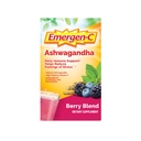 Mélange de boisson d'Emergen-C vitamine C Ashwagandha, supplément alimentaire pour le soutien immunitaire, mélange de baies, retour à l'essentiel de l'école - 18 Compte