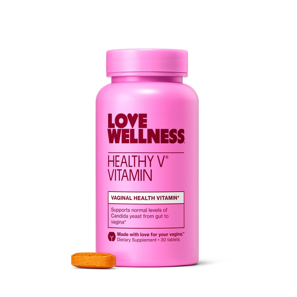 Amour Bien-être V santé V V Vitamines Vaginales Supplément santé des femmes pH Balance, Gut Santé et Immunissance Supplément de soutien Rééquilibre de la levure Candida avec l'huile de curcuma, d'ail et de coco