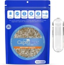 Capsuline Taille 0 Capsules de gélatine vide, clair - 10000 Compter