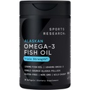 Sportforschung Triple Strength Omega 3 Fish Oil 1250mg von Wild Alaskan Pollock - Burpless Fish Oil Supplement mit Omega-3 EPA & DHA - Sustainable Sourced, Non-GMO, Gluten Free - 30 Softgels