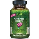 Irwin Naturals Bonne humeur Sommeil PM - 54 Liquid Soft-Gels - avec Melatonine et L-Theanine pour le repos et la détente - 18 Total des services
