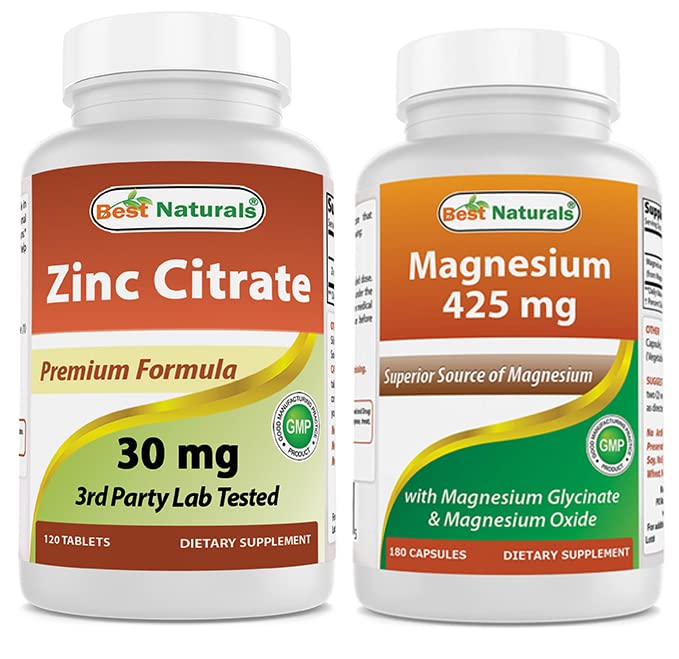 Zink Citrat 30 mg & Magnesium Glycinat 425 mg