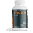 Bronson Vitamine B1 100mg, non OGM, 200 comprimés végétariens