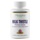 Thistle de lait à herbes paradisiaques, extrait de spectre entier actif, végétalien, non OGM, sans gluten, 60 capsules végétariennes