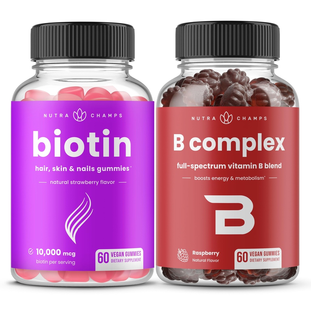 NutraChamps Biotin & B Complex Gummis