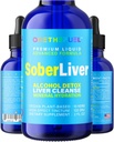 Foie Sobre 2oz. Nettoyer le foie à base de plantes et soutenir la désintoxication + 100% d'hydratation naturelle foie supplément de santé Reishi Thistle de lait Rhodiola + végétalien 15 herbes Absorb rapide Teinture liquide