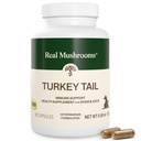 Echte Pilze Türkei Tail Kapseln für Haustiere –Kat Probiotics & Hunde Vitamine – Organic Mushroom Supplement für Hunde & Katzen – Unterstützt Daily Balance & Well-Being Non-GMO, 90 ct