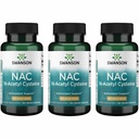 Swanson NAC - N-acétyl Cystéine - Supplément 600 mg 100 gélules (3 boîtes)