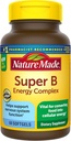 Super B Energy Complex, Nahrungsergänzung für Gehirnzellen-Funktionsunterstützung, 60 Softgels,...