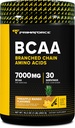 Primaforce BCAA Powder (Pineapple Mango) (30 Servierungen) - 7000MG 2:1:1 BCAAs, Post-Workout Recovery Drink mit Aminosäuren und Real Salt für Männer & Frauen