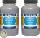 Charbon activé / 8 onces / 2 bouteilles / 100% de qualité alimentaire pure/Granulé