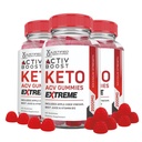 Justified Laboratories (3 Pack Activboost Keto Acv Gummis Extreme 2000MG Active Boost Formuliert mit Granatapfelsaft Pulver B12 Vegan Non GMO 180 Gummys
