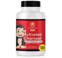 Charcoal House Chewable Activated Charcoal Tablets für Kinder | Natürlich, Vegan, Non-GMO & Gluten Free | für Teeth, Stomach, Gas & Nausea | USP Food Grade | 135 ct.