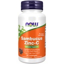 MAINTENANT compléments alimentaires, Sambucus Zinc-C avec concentré de sureau et vitamine C, 60 lozenges
