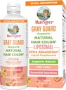 MaryRuth Organics Gray Guard Liposomal, unterstützt natürliche Haarfarbe, mit Kupfer & Pantothensäure, Heilige Basil & traditionelle Kräuter, Vitamin E & Vitamin B für allgemeine Gesundheit, Alter 18+, 15.22 Fl oz