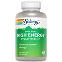 SOLARAY High Energy Multivitamin, keine Eisen, 1/Tag, Timed-Release-Formel, Ganze Nahrung & Kräuterbasis 120 VegCaps
