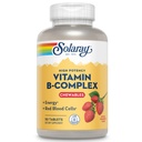 SOLARAY Vitamine B-Complex Chewables, fraise, énergie saine, globule rouge, support du stress et du métabolisme, 50 comprimés