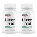 LIVERITE Liver Aid 2-Pack 120 Tabletten (Gesamt 240ct) Unterstützt gesunde Leberfunktion, körperliche Energie und Vitalität.