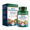 Produits de pureté Multi de vitamines, minéraux et phytonutriments pour hommes - Promotion de l'énergie, de la vitalité et de l'endurance - Facile à avaler - 90 comprimés