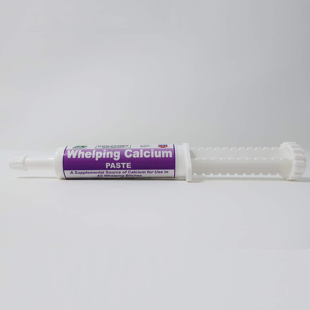Canine Whelping Calcium Paste combine le propionate de calcium, le lactate de calcium et la vitamine D3 pour une meilleure absorption de calcium