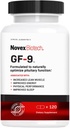 Novex Biotech GF-9 – Supplément d'entraînement HGH pour les hommes – Complexe d'entraînement pour les hommes – Énergie de soutien, Endurance, Sommeil, 120 Ct (30 jours d'approvisionnement)
