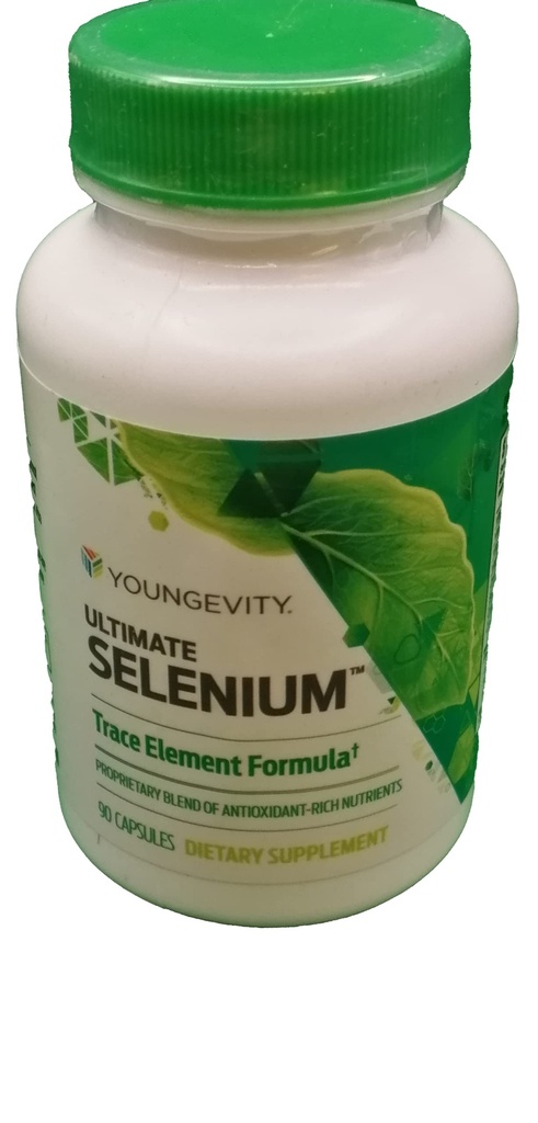 Youngevity Ultimate Sélénium + Cofactors - Supplément minéral essentiel pour le soutien immunitaire, la défense antioxydante, la fonction thyroïde et la santé cellulaire (I-sélénométhionine) - (90 capsules)
