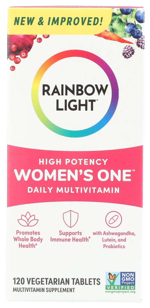 Regenbogenlicht Multivitamin Womens One, Pulver, 120 Zähler