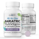 Bariatric Choice All-in-One Chewable Bariatric MultiVitamin mit Eisen & Calcium Citrat, Sehr Berry (120ct)