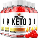 (5 Pack) Ignite Keto ACV Gummies - Fortgeschrittene Formel Ignite Keto Plus ACV Gummies Apple Cider Essig Ignite ACV Nahrungsergänzung Herren Frauen (300 Gummi)