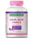 La peau et les ongles des cheveux de la nature 5000 mcg de biotine - 250 comprimés enduits Extra Strength