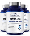 1MD Nutrition MoveMD - Joint Health Supplement - Arzt Formuliert | mit Collagen, Astaxanthin und mehr | (3-Pack)