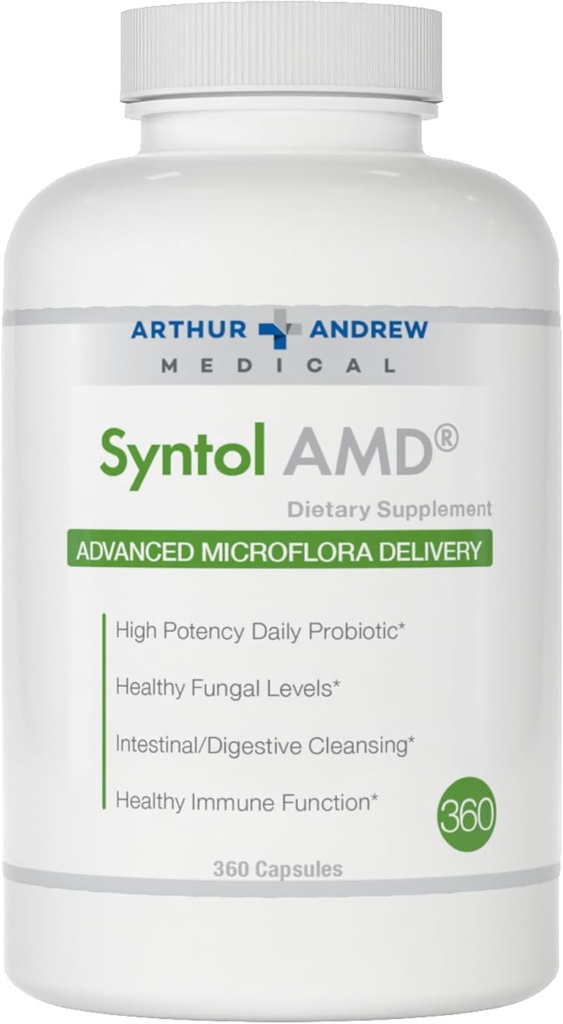 Arthur Andrew Medical, Syntol, 3-in-1 Formel mit Probiotika, Prebiotic Fiber & Yeast Cleansing Multi-Enzymes, 360
