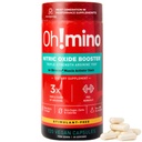 Oh!mino L-Arginin Nitric Oxid Supplement - Blutflussergänzung, Nitric Oxid Booster w/Beetroot Pulver für Energie, Fokus, Ausdauer, Muskelaufbau - Pre & Post Workout (120-Count, 30 Servierungen)