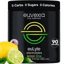 Dr. Ekberg euLyte Instant Hydration Elektrolyte Pulver Zero Sugar Carb Calorie Lemon Lime Drink Mix • 80+ Mineralien Magnesium Kalium Calcium Trace Minerals • Fasting Keto Stevia • 90 Servierungen