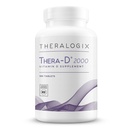 Theralogix Thera-D 2000 Vitamin D Supplement - 2.000 IU (50 mcg) Vitamin D3 Tabletten - 180-Day Supply - Immununterstützungsergänzung für Damen und Herren - Aids Knochen & Herzgesundheit - NSF zertifiziert -180 Tabletten