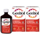 Geritol flüssige Vitamin- und Eisenergänzung, Energieunterstützung, Enthält hohe Potenz B-Vitamine und Eisen, angenehme Verkostung, leicht zu schlucken, keine künstlichen Süßungsmittel, Non-GMO, 12 Oz, 2 Pack