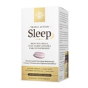 Solgar Triple Action Sleep, 30 Comprimés Tri-Layer - Melatonine et L-Theanine Plus Mélange à base de plantes - vous aide à vous détendre, à dormir rapidement et à rester plus longtemps - Non-OGM, sans gluten - 30 portions