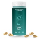 Iwi DHA Omega-3, 60 Softgels (30 portions), Algae Omega à base de plantes 3, Cerveau, Yeux et système nerveux Soutien Supplément alimentaire, Krill et huile de poisson Alternative, Pas de arrière-goût de poisson