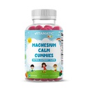 Vitamatic Kids Magnesium Calm Gummi - 60 Vegan Count - Große Verkostung - Förderung gesunder, Muskel-, Knochen- und Energieunterstützung