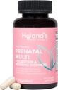 Hyland's Easy Morning Prenatal Multivitamin and Digestive Health and Morning Sickness Relief, 60 Vegan Capsules mit Folate, Choline, Zink, Ginger Root, Prebiotics und Algae DHA