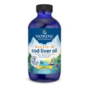 Nordic Naturals Arctic-D Cod Liver Oil, Lemon - 8 oz - 1060 mg Total Oméga-3s + 1000 UI Vitamine D3 - EPA & DHA - Heart, Brain, Bone, Immune & Mood Support - Non-OGM - 48 portions