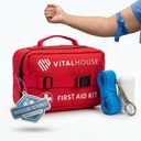 346 Piece First Aid Kit Survival - Professionelle wasserdichte Trauma Medical Kit für Notfall, Ideal für Zuhause, Büro, Auto, Reisen, Outdoor, Camping, Wandern - Portable Emergency Supplies Bag