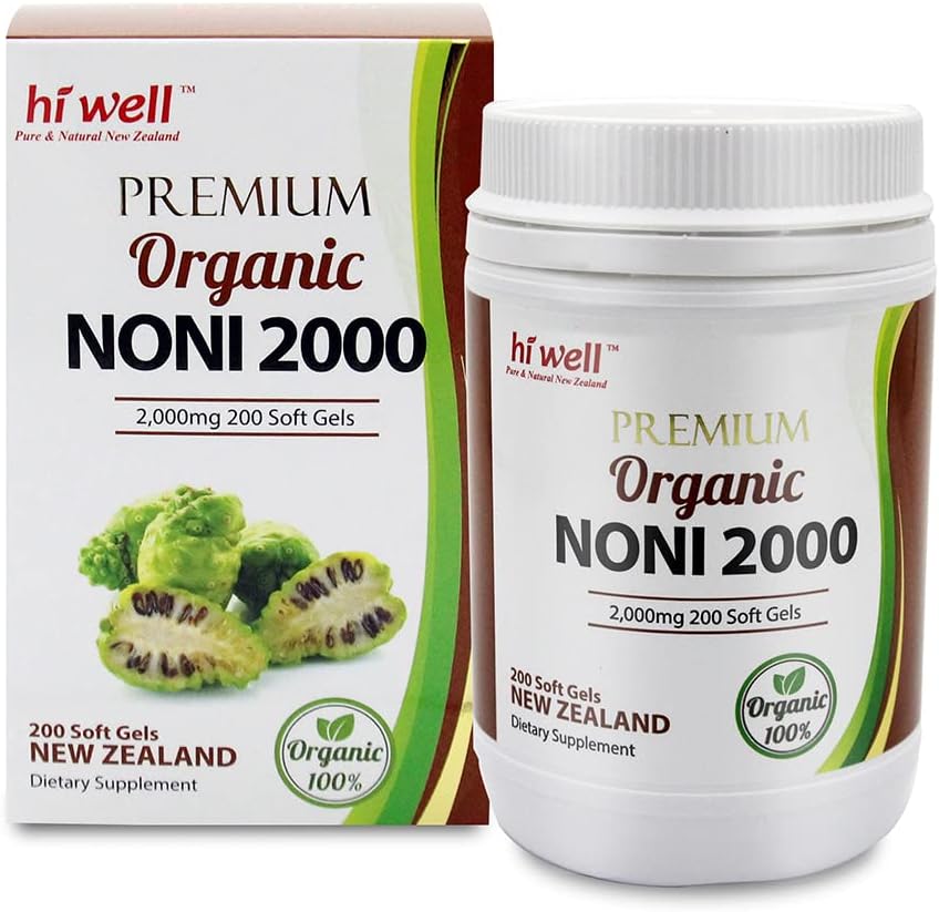 Hi Well Premium Noni 2000 200 Softgels