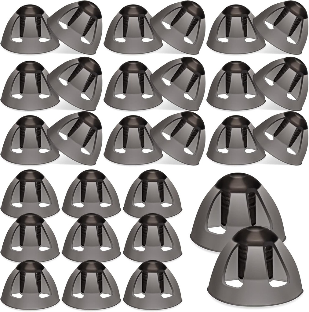 Geiserailie 30 Stück Hörgeräte Dome 8mm Hörgerät offene Dome Ersatz Medium Open Hearing Aid Zubehör Kompatibel mit GN Resound Hörgeräte Ohrspitzen