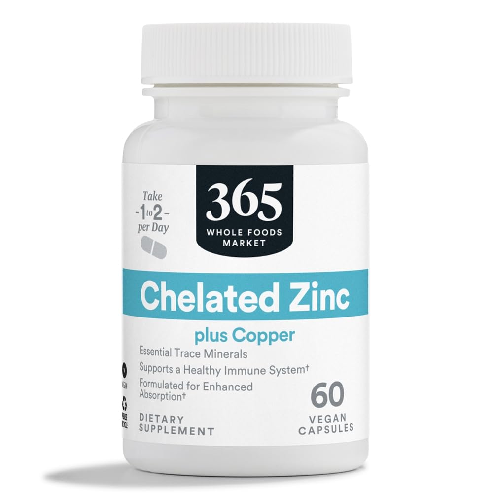 365 von Whole Foods Market, Chelat Zinc, 60 CT