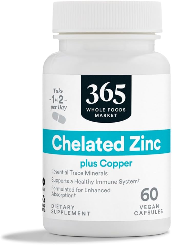 365 von Whole Foods Market, Chelat Zinc, 60 CT
