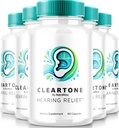 NutraRize (5 Pack) ClearTone Tinnitus, Klare Ton Pillen zum Hören, ClearTone Pills Ergänzung für allgemeine Gesundheit, offizielle Auditor Support Capsules, ClearTones Review (300 Kapseln)