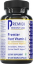 Premier Research Labs Vitamin C Supplement - Natürliches Vitamin C, Ganzes Essen Vitamin C, essentieller C-Komplex, Rein mit Bioflavonoiden & Bio Zutaten - 60 vegetarische Kapseln