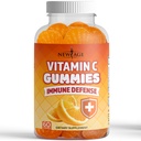 NEU AGE Vitamin C Gummis Orange Vitamin C Gummy - Unterstützt gesundes Immunsystem - Vegetarisch ohne Gluten (60 Gummi)